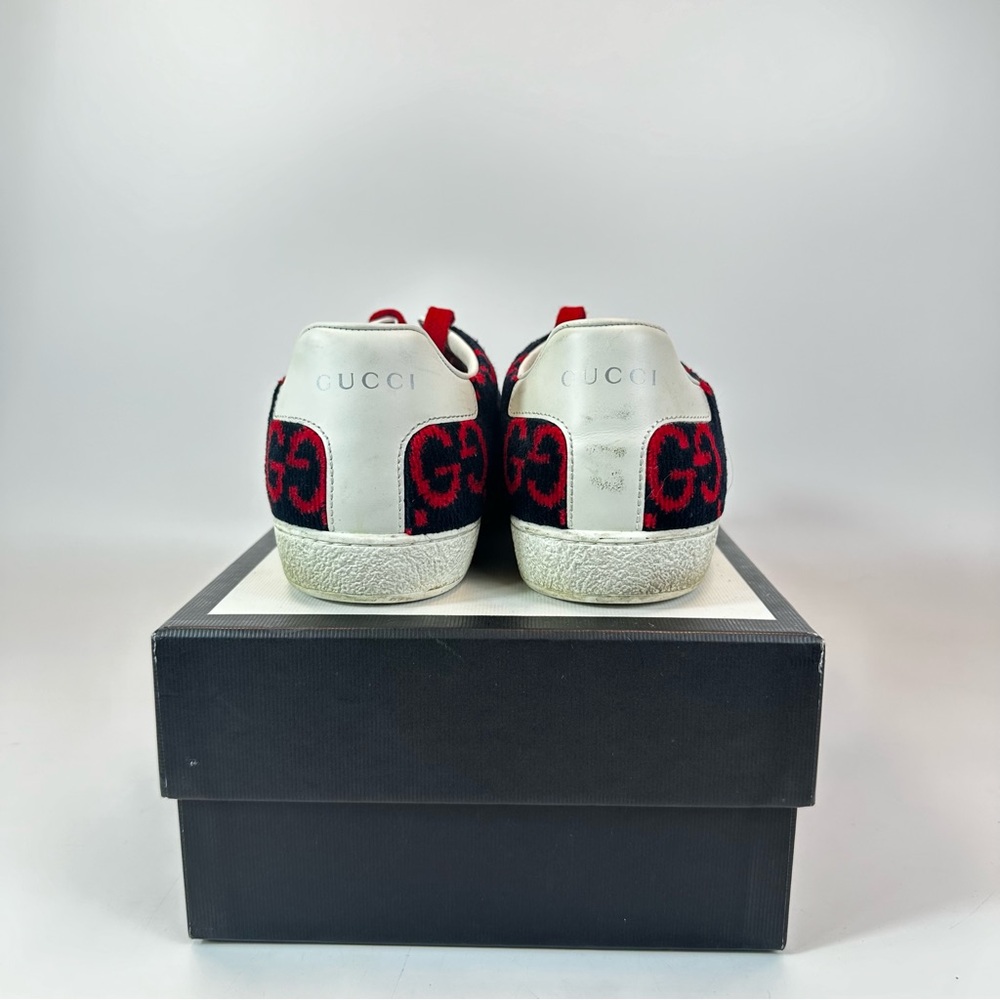 Gucci Ace GG terry cloth “Blue Red” - Picture 4 of 7